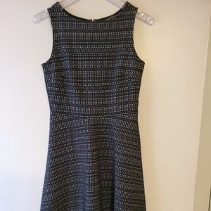 Banana Republic Black and White Sleeveless Dress